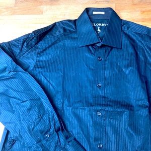 Tailorbyrd - Classic Fit Pinstripe Shirt.